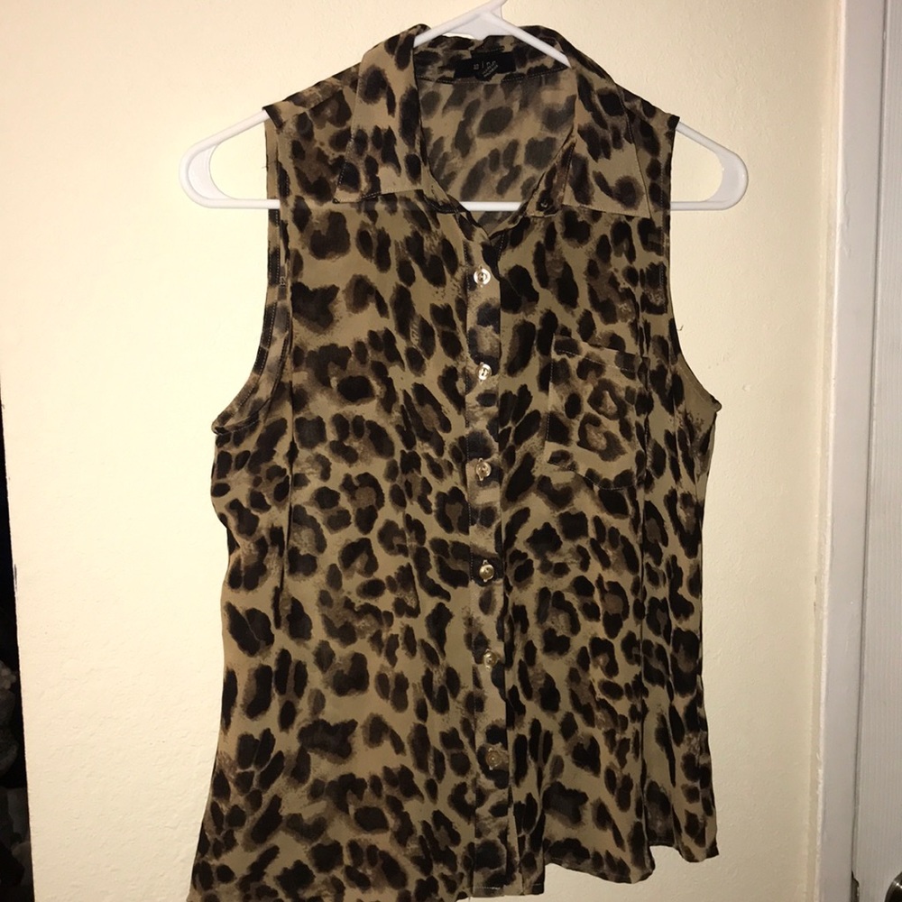 Leopard Print Top
